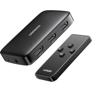 UGREEN 80125 HDMI SWITCHER 3 IN 1 OUT 4K @ 30HZ