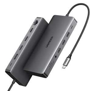 UGREEN 15978 USB-C 13-IN-1 MULTIFUNCTION DOCKING STATION TRIPLE DISPLAY 4K