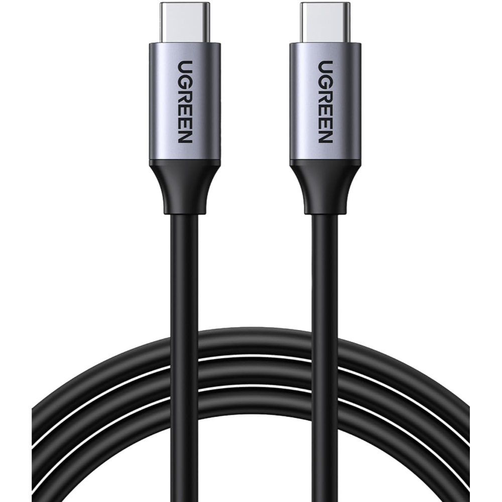 UGREEN 50751 USB-C 3.1 MALE TO MALE CABLE NICKEL PLATING ALUMINUM 1.5M GRY