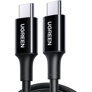 UGREEN 65250 USB-C TO USB-C PD FAST CHARGING CABLE 100W 2M BRAIDED BLACK