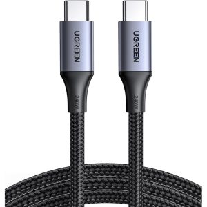 UGREEN 90440 TYPE-C TO C CABLE ALUMINIUM BRAIDE 240W 2M