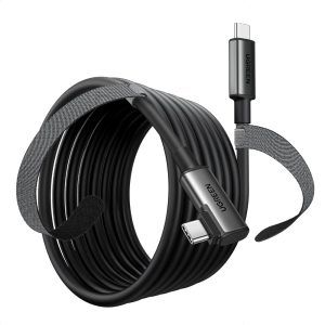 UGREEN 90629 RIGHT ANGLE USB-C TO C VR CABLE 5M ( 5GBPS ) BLK
