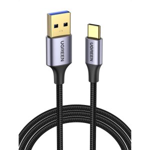 UGREEN 20288 USB-A 3.0 TO USB-C CABLE 2M BRAIDED ( BLACK )