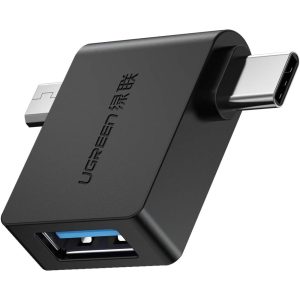 UGREEN 30453 2 IN 1 ADAPTER M/USB +TYPE-C MALE TO USB 3.0 F/M