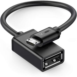 UGREEN 10396 MICRO USB MALE TO USB-A F/M OTG CABLE 15CM