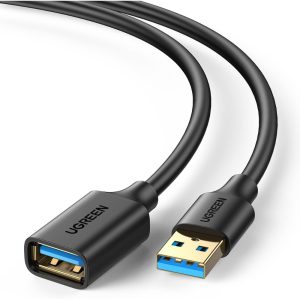 UGREEN 10373 USB 3.0 EXTENSION CABLE 2M BLACK
