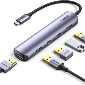 GREEN 20197 USB-C TO 4X USB 3.0 + HDMI ADAPTER