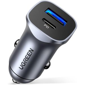 UGREEN 30780 Dual Port PD Car Charger USB-C Fast Charge
