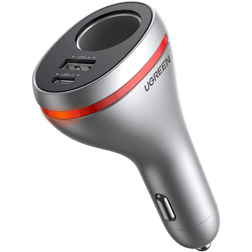UGREEN 60712 Dual Port Single Extension PD 20W Car Charger
