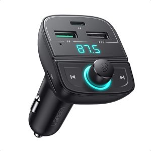 UGREEN 80910 BT CAR CHARGER USB & TF CARD SUPPORTED