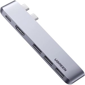 UGREEN 60559 2XUSB-C MALE TO 3XUSB3.0 1XHDMI F, 1X USB-C F, ADAPTER