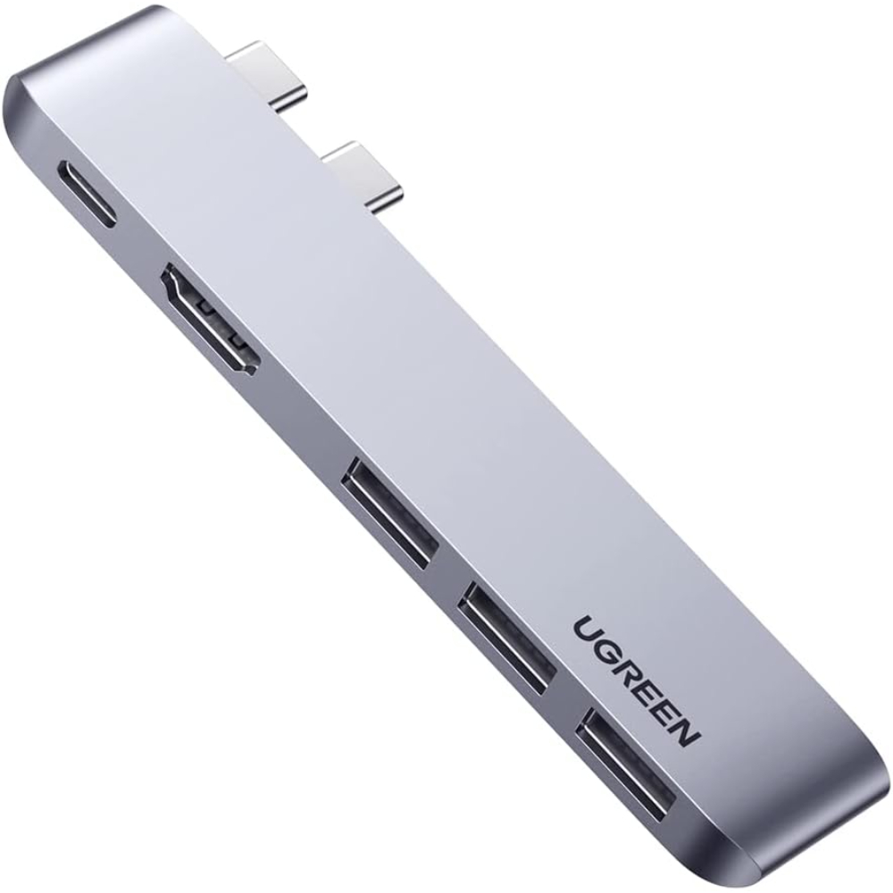 UGREEN 60559 2XUSB-C MALE TO 3XUSB3.0 1XHDMI F, 1X USB-C F, ADAPTER