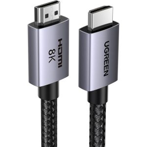 UGREEN 25914 8K HDMI MALE TO MALE CABLE METAL BRAIDED 10M