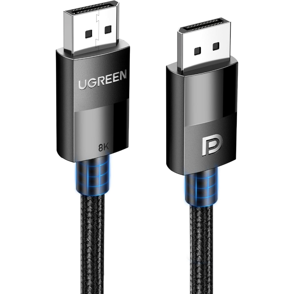 UGREEN 80392 DisplayPort 1.4 Cable 2M Male to Male 8K Braided