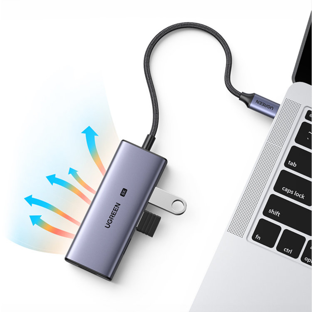 UGREEN 50629 USB-C 8K 4-IN-1 3XUSB 3.0, HDMI ADAPTER - Image 3