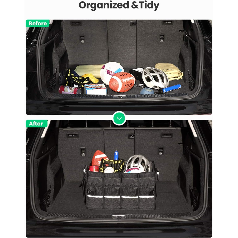 UGREEN 80710 CAR TRUNK ORGANIZER 55L OXFORD + ALUMINIUM ALLOY - Image 2