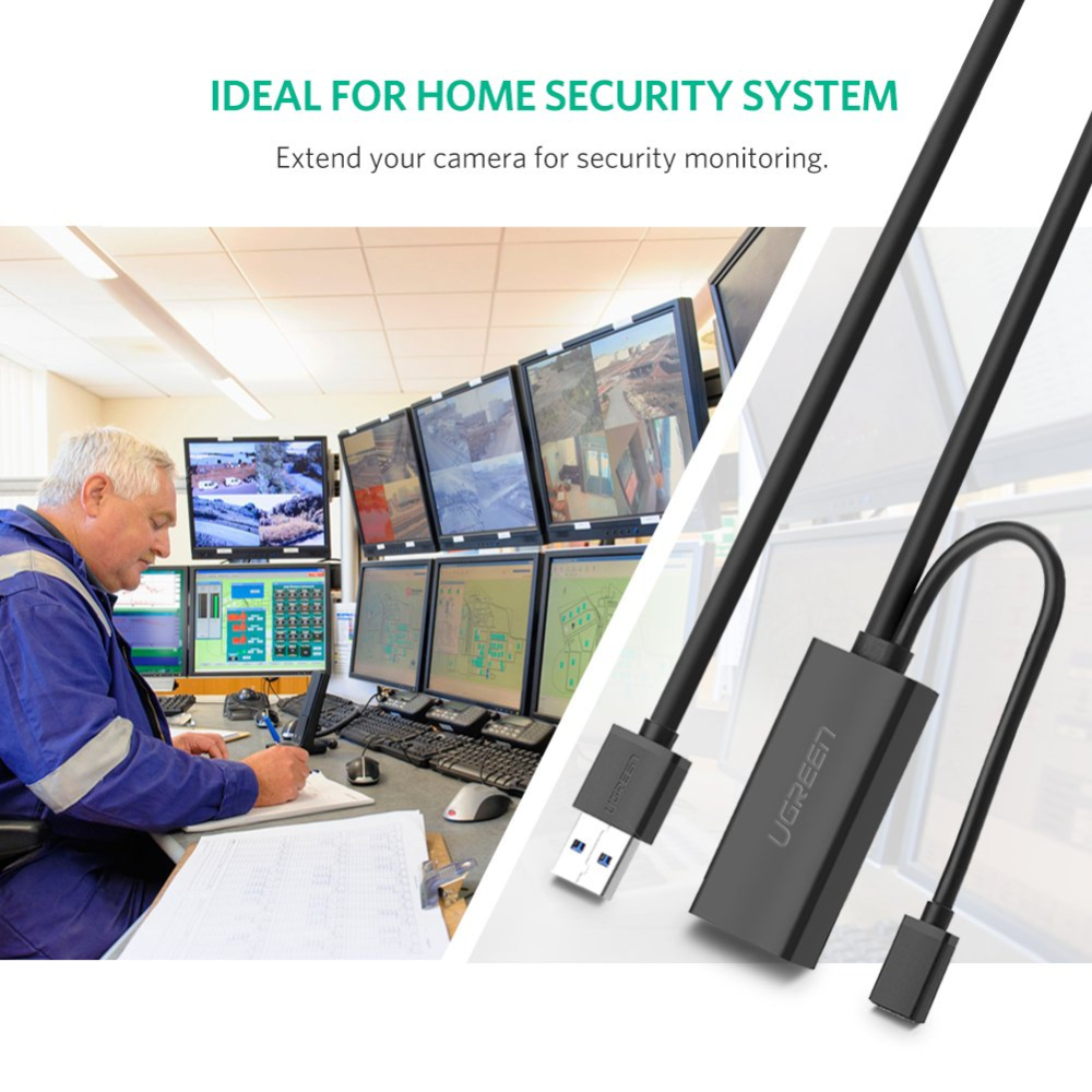 REEN 20827 USB 3.0 Active Extension Cable 10M - High Speed
