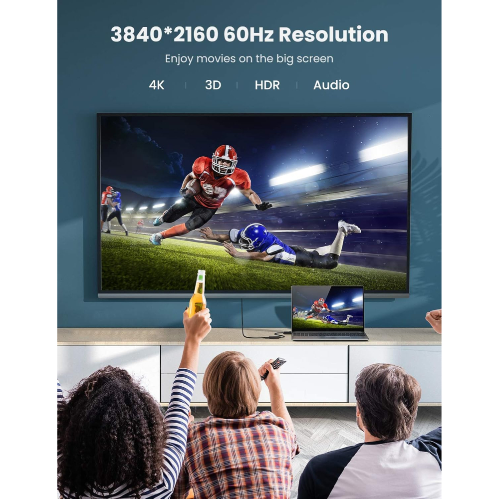 UGREEN 40362 DISPLAY PORT TO HDMI F/M CONVERTER - Image 2