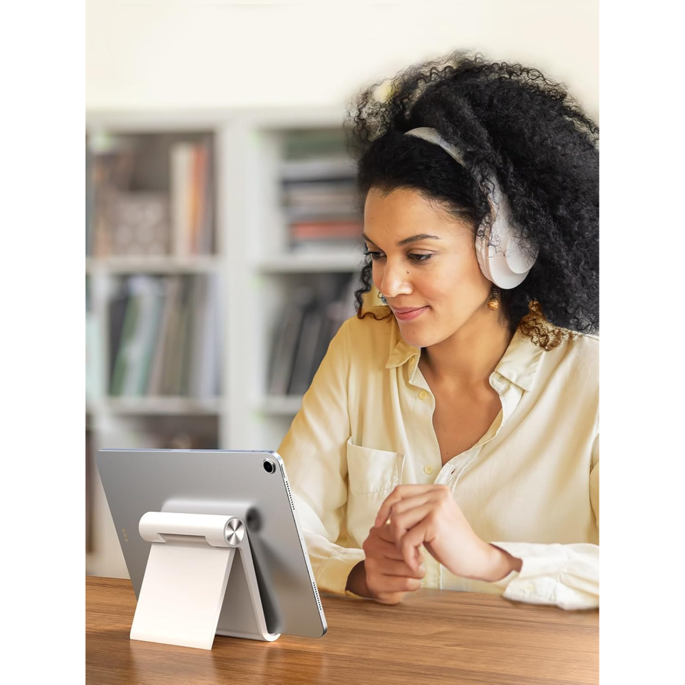 UGREEN 30485 PORTABLE STAND FOR IPAD / MOBILE WHITE - Image 2