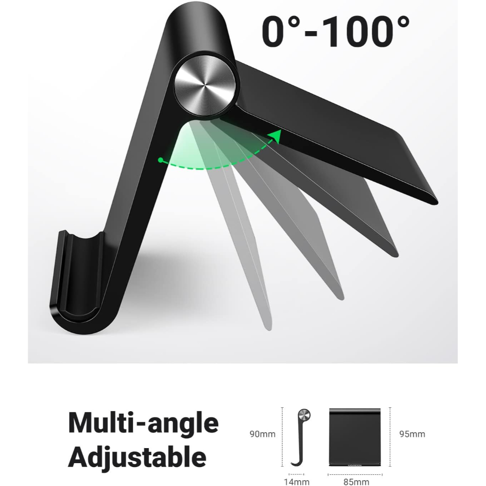 UGREEN 50747 PORTABLE STAND FOR MOBILE BLACK - Image 3