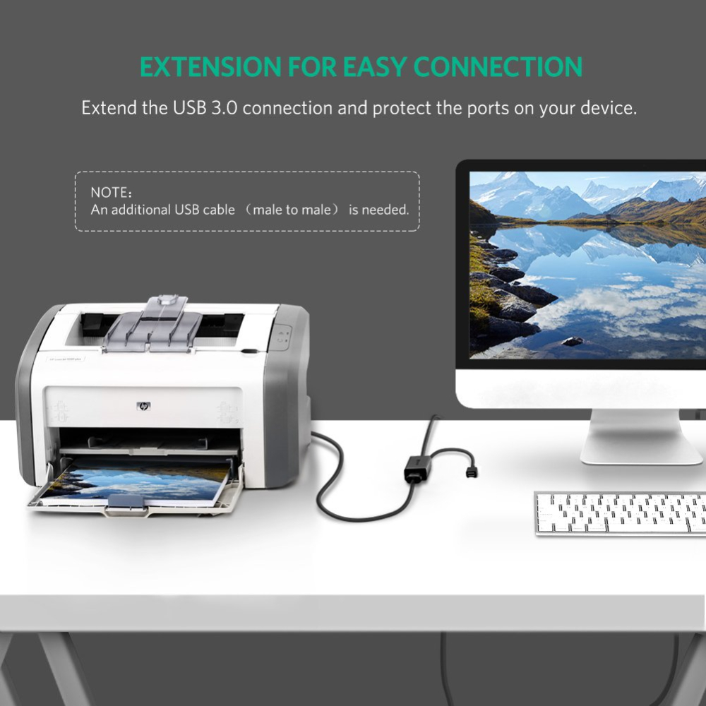 REEN 20827 USB 3.0 Active Extension Cable 10M - High Speed