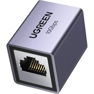 UGREEN 15117 RJ45 ETHERNET COUPLER CAT7 F/F ( GRAY )