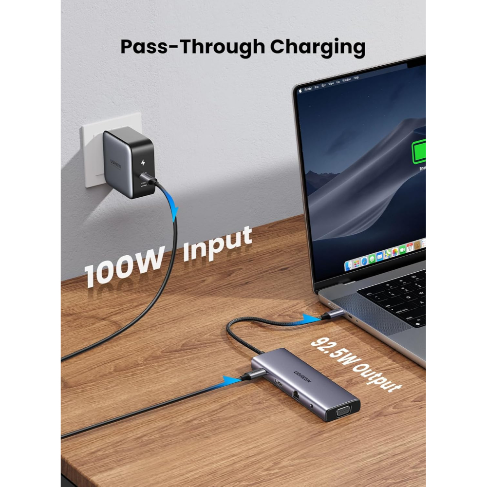 UGREEN 15601 USB-C 10-IN-1 MULTIFUNCTION ADAPTER - Image 5