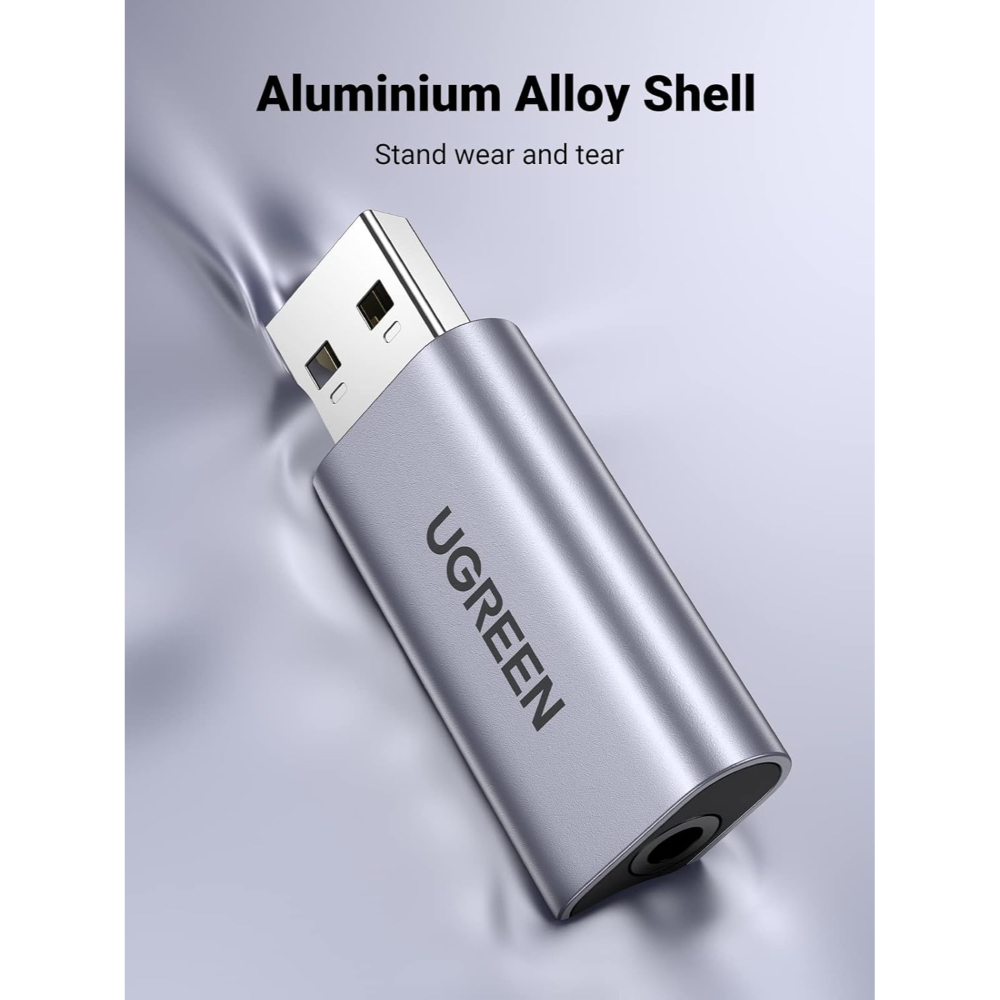 UGREEN 80864 USB TO 3.5MM STEREO SOUND ADAPTER - Image 4