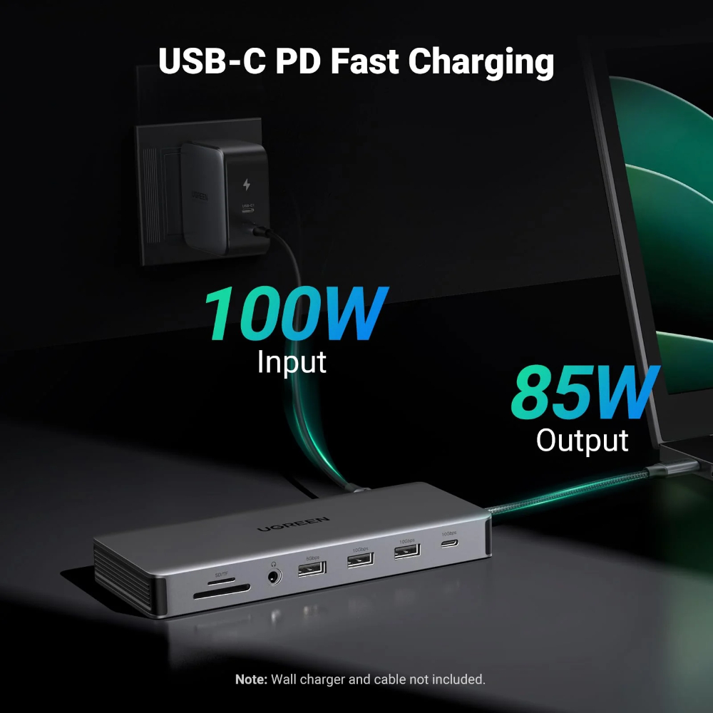 UGREEN 15978 USB-C 13-IN-1 MULTIFUNCTION DOCKING STATION TRIPLE DISPLAY 4K - Image 5
