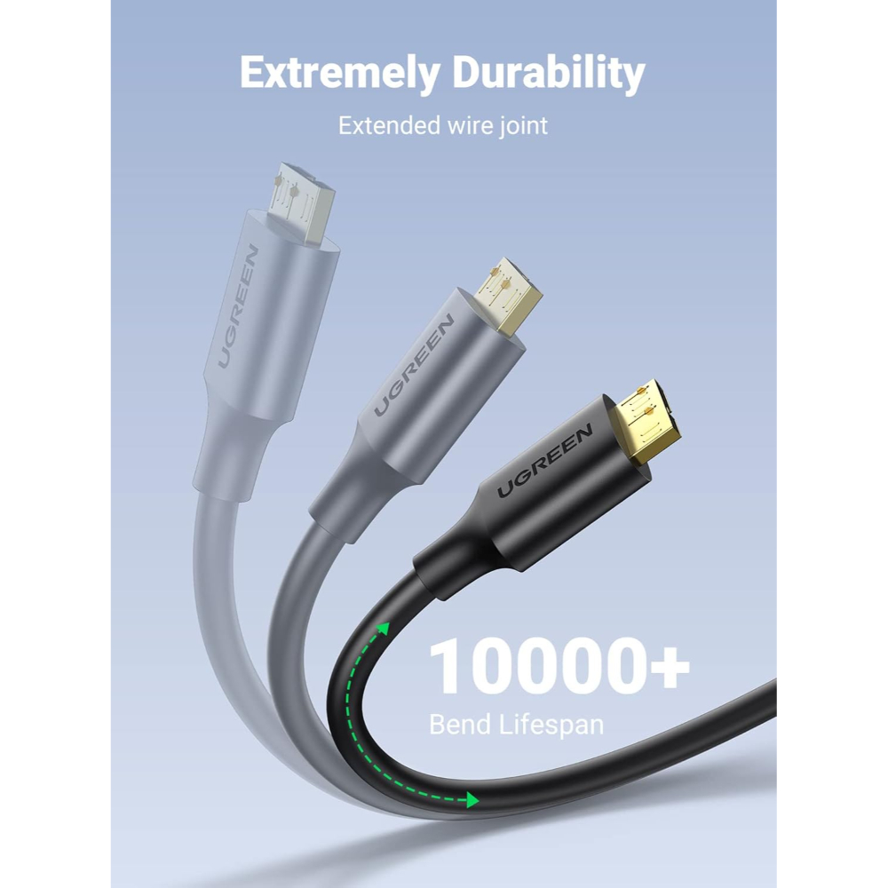UGREEN 10841 USB 3.0 TO MICRO USB-B CABLE 1M - Image 6