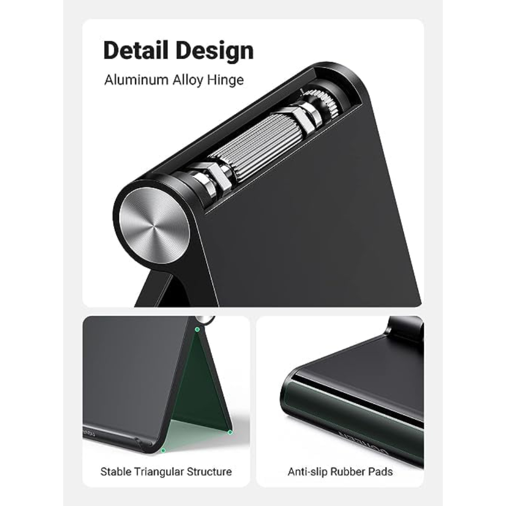UGREEN 50748 PORTABLE STAND FOR IPAD / MOBILE BLACK - Image 5