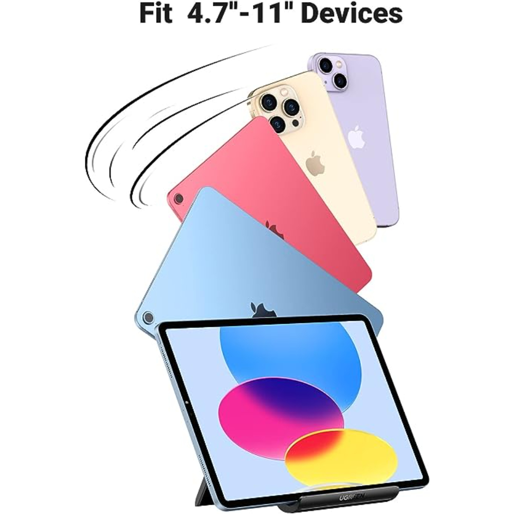 UGREEN 50748 PORTABLE STAND FOR IPAD / MOBILE BLACK - Image 4