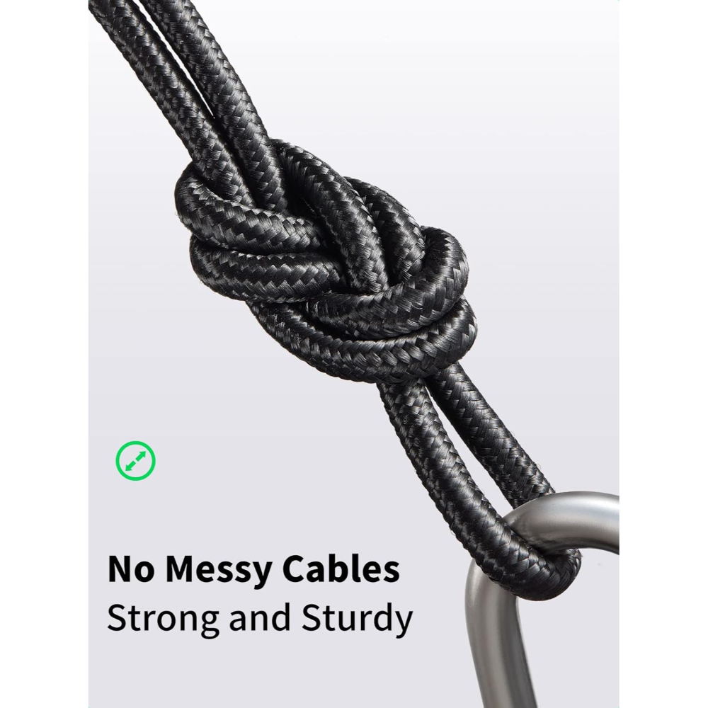 UGREEN 20288 USB-A 3.0 TO USB-C CABLE 2M BRAIDED ( BLACK ) - Image 6
