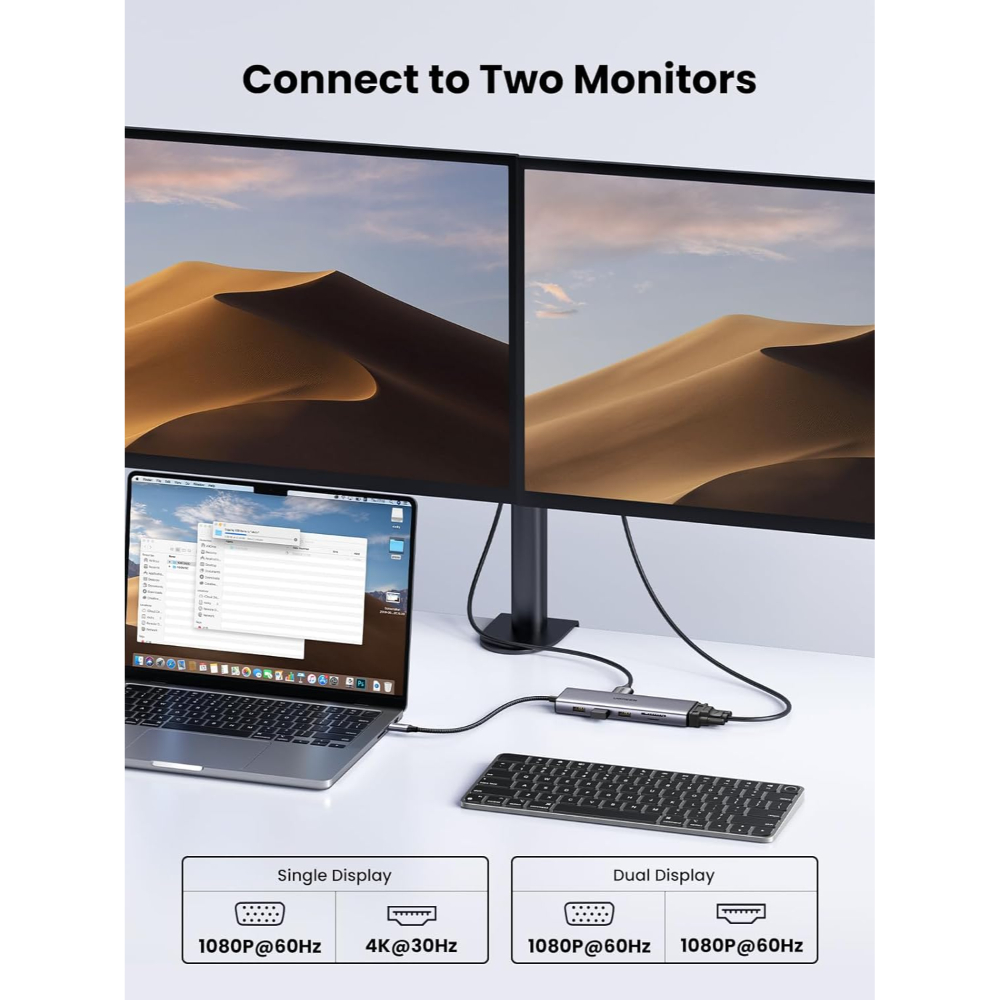 UGREEN 15601 USB-C 10-IN-1 MULTIFUNCTION ADAPTER - Image 8