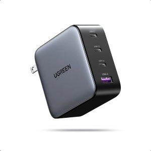 UGREEN 10375 100W 4-PORT GAN FAST CHARGER ( USB-CX3 USB-AX1 )