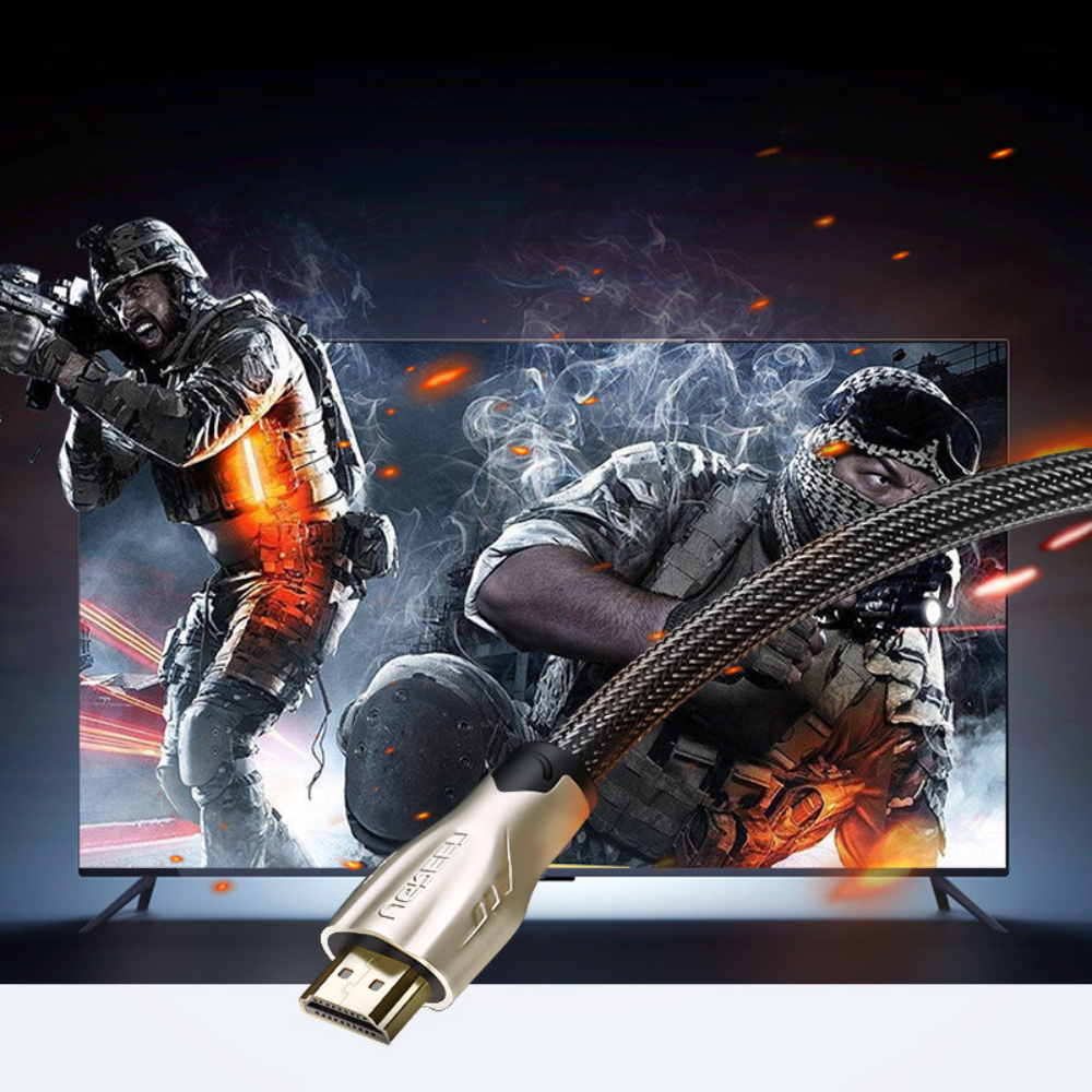 UGREEN 11190 HDMI CABLE 4K METAL CONNECTOR NYLON BRAID 1.5M - Image 6