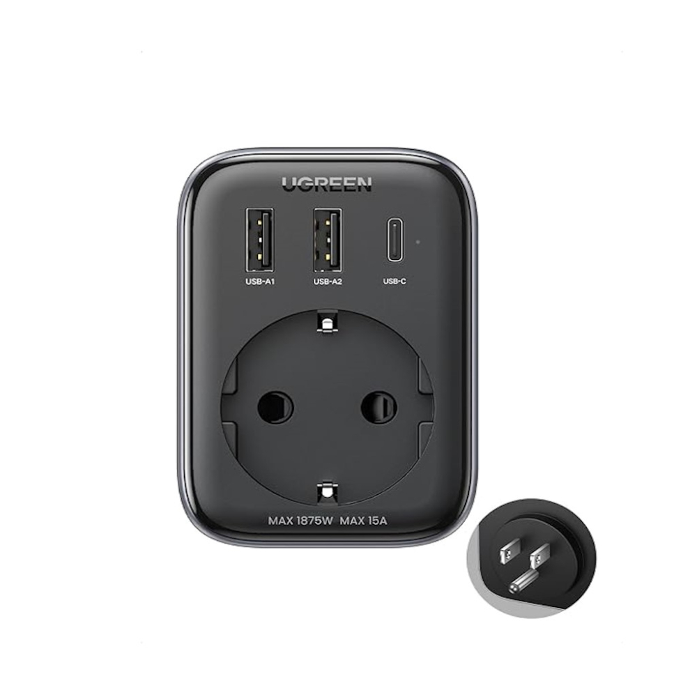 UGREEN 15289 30W TRAVEL ADAPTER CHARGER 1XAC ( 2A1C)