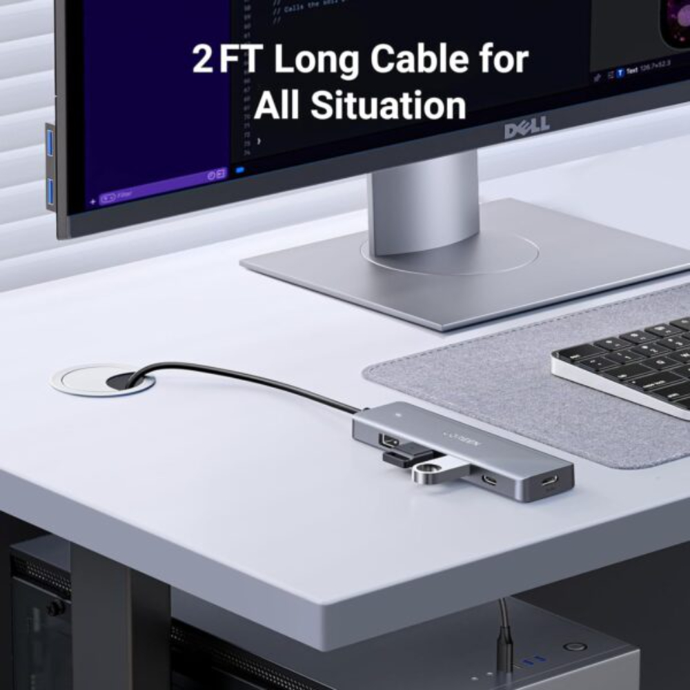 UGREEN 15920 4-PORTS USB 3.0 HUB 5GBPS CABLE LENGTH 2FT - Image 3