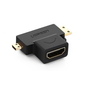 UGREEN 20144 MICRO+MINI HDMI TO HDMI F/M ADAPTER