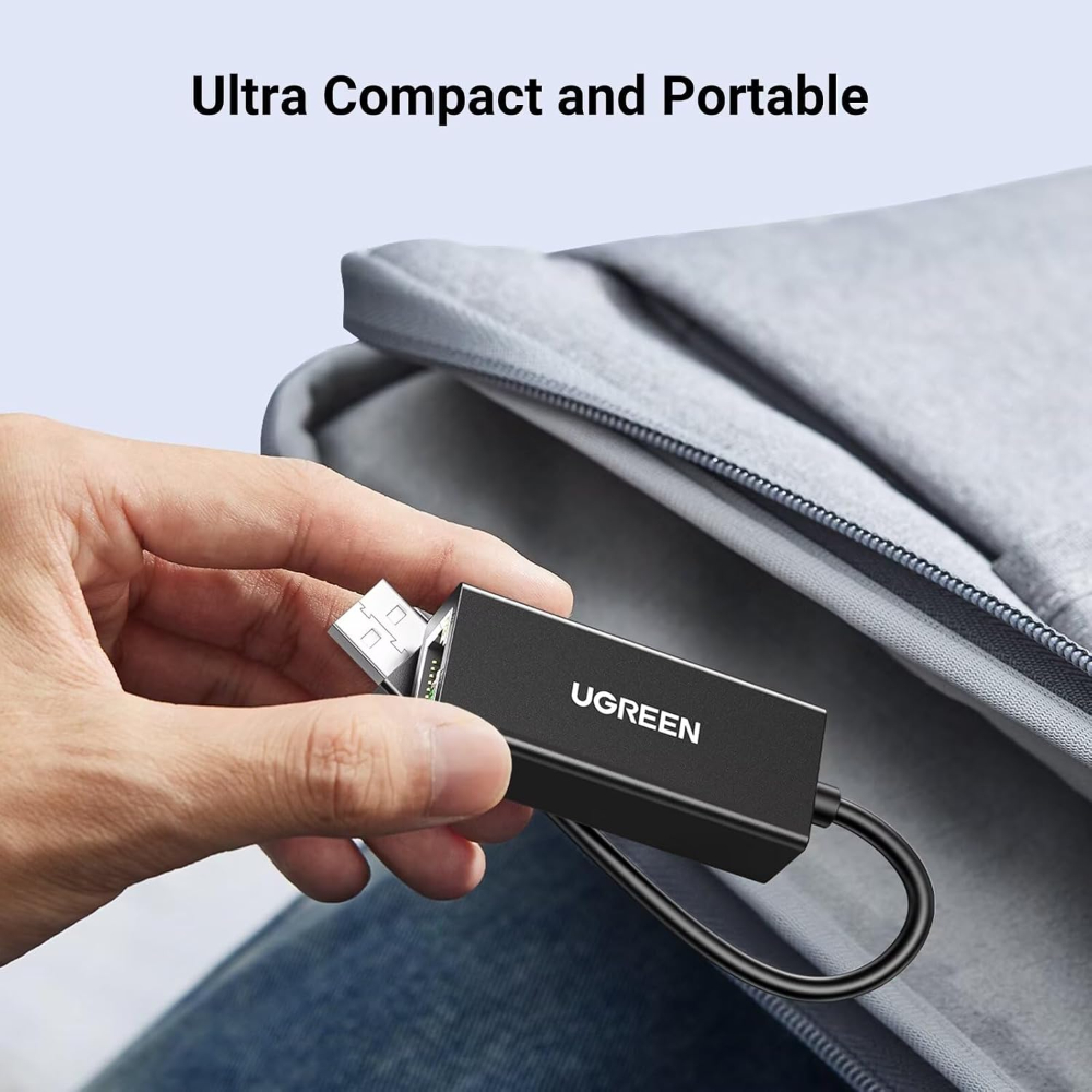 UGREEN 20254 USB 2.0 TO ETHERNET 10/100MBPS ADAPTER BLACK - Image 8