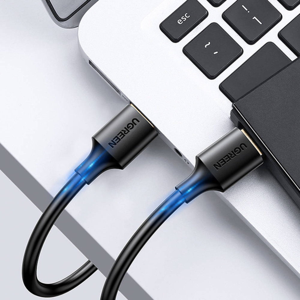 UGREEN 30136 USB 2.0 MALE TO MALE CABLE 3M BLACK - Image 4