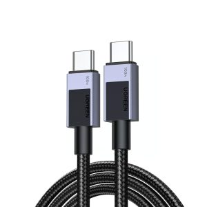UGREEN 45064 USB-C TO USB-C PD FAST CHARGING CABLE 100W 2M BRAIDED SPACE GRAY