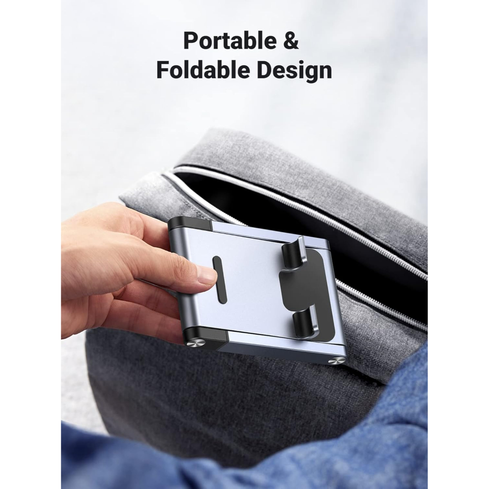 UGREEN 50324 MULTI-ANGLE ADJUSTABLE METAL DESKTOP PHONE STAND GREY - Image 6
