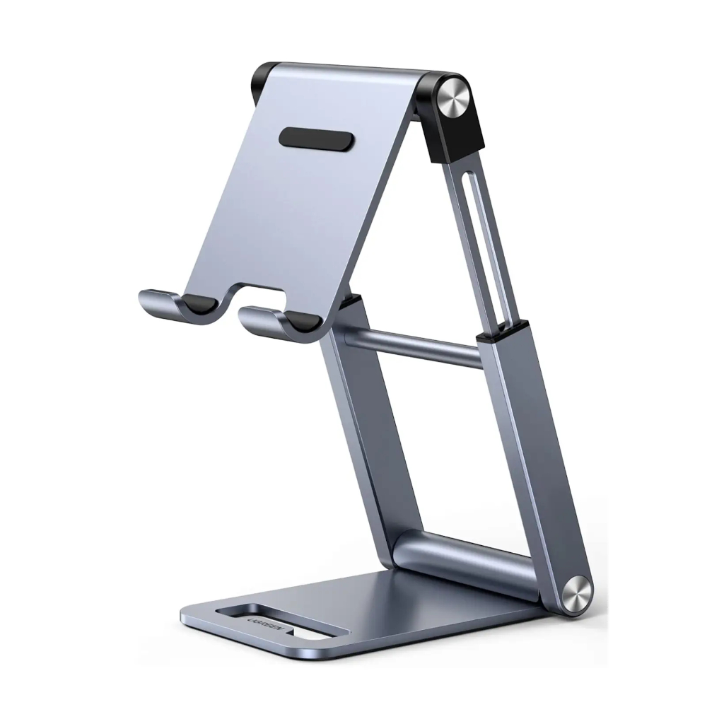 UGREEN 50324 MULTI-ANGLE ADJUSTABLE METAL DESKTOP PHONE STAND GREY