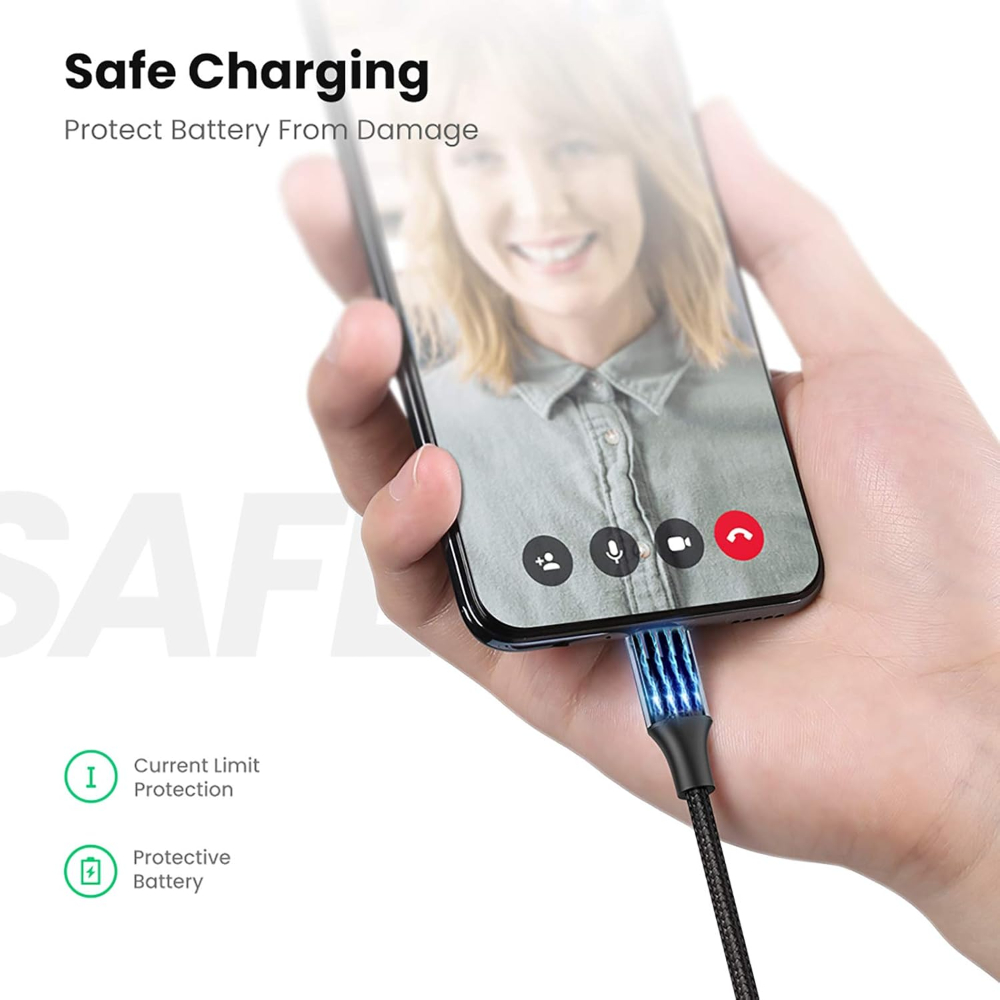 UGREEN 60148 MICRO USB CABLE ALUMINUM BRAID 2M - Image 3