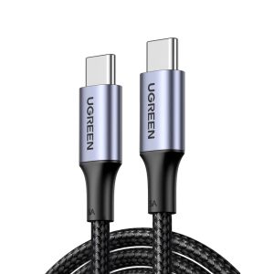 UGREEN 70428 TYPE-C TO C CABLE ALUMINIUM BRAIDE 100W 1.5M