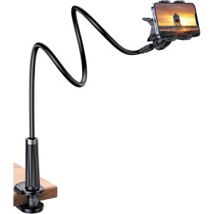 UGREEN 80906 GOOSENECK PHONE HOLDER FOR DESK & BED 360° ROTATION BLACK