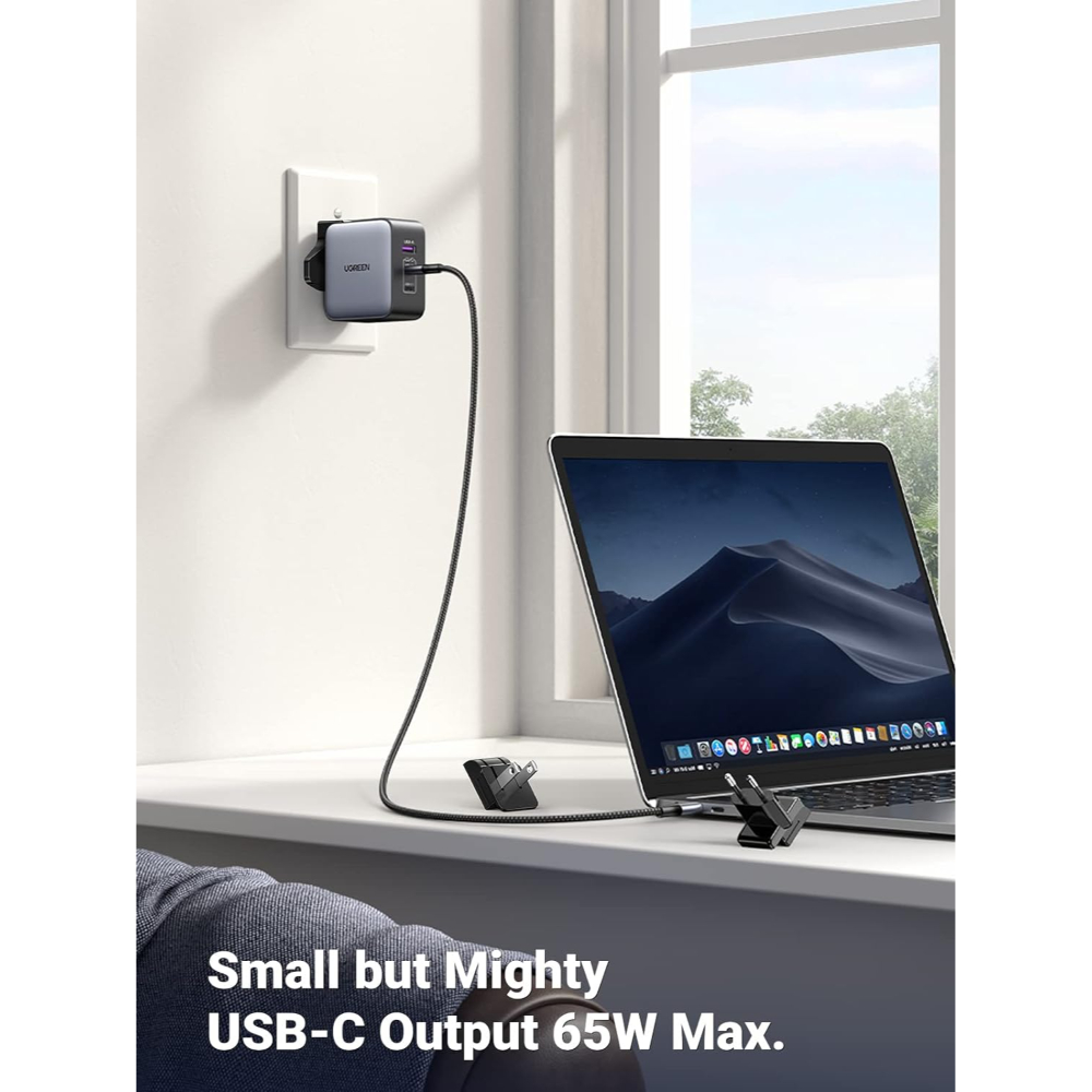 UGREEN 90409 NEXODE GAN (2C/1A) 65W FAST CHARGER - Image 2