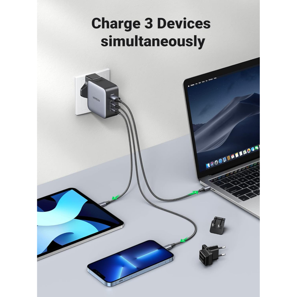 UGREEN 90409 NEXODE GAN (2C/1A) 65W FAST CHARGER - Image 4