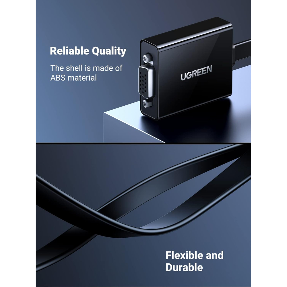 UGREEN 90813 HDMI TO VGA CONVERTER ADAPTER - Image 6